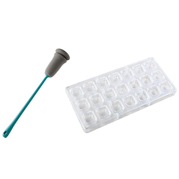3d chocolate mold homemade square diy pastry tools polycarbonate chocolate moulds & sponge handle cleaning brush
3d chocolate mold homemade square diy pastry tools polycarbonate chocolate moulds & sponge handle cleaning brush