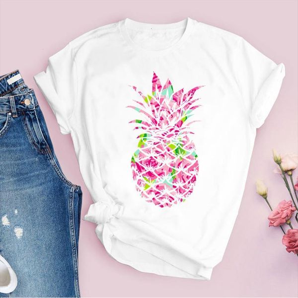 graphic short sleeve cartoon women t shirt pineapple fruit beach fashion printed lady tees clothing female womens, White
graphic short sleeve cartoon women t shirt pineapple fruit beach fashion printed lady tees clothing female womens, White