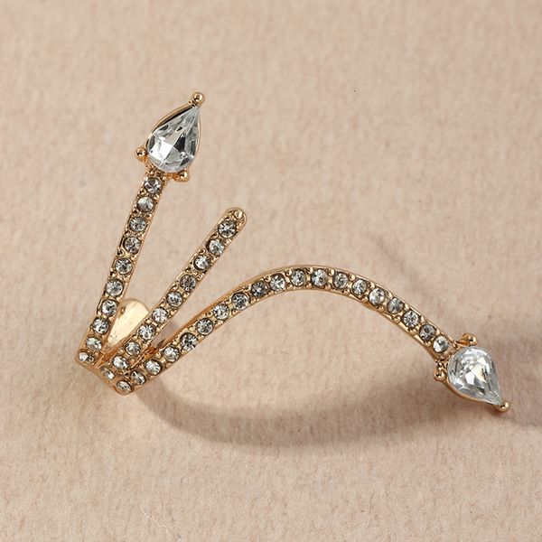 ez1918 fashion jewelry personality creativity full diamond half arc cold wind metal earrings, Silver
ez1918 fashion jewelry personality creativity full diamond half arc cold wind metal earrings, Silver