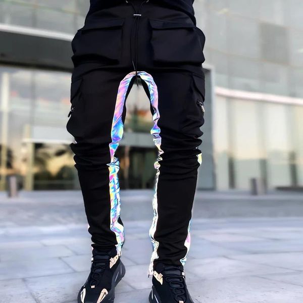 men casual pants striped reflective skinny pants high fashion long trousers pencil pants 2021 new design, Black
men casual pants striped reflective skinny pants high fashion long trousers pencil pants 2021 new design, Black