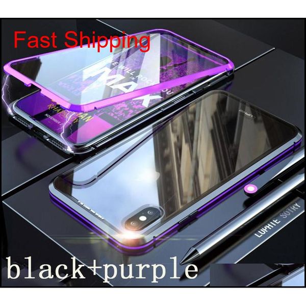 for iphone xs max phone case second generation double-sided glass magnetic metal frame phone case support 2pcs d jlllid infant2005
for iphone xs max phone case second generation double-sided glass magnetic metal frame phone case support 2pcs d jlllid infant2005