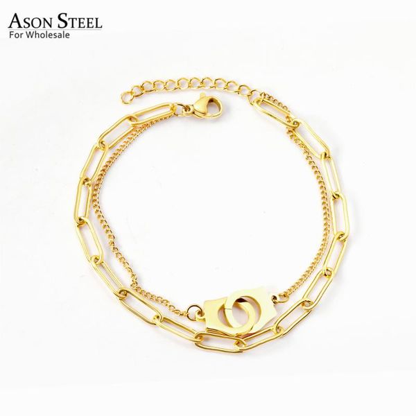 charm bracelets asonsteel vintage 316l stainless steel multi layer bracelet for women clasp gold/silver color bangle couple jewelry, Golden;silver
charm bracelets asonsteel vintage 316l stainless steel multi layer bracelet for women clasp gold/silver color bangle couple jewelry, Golden;silver