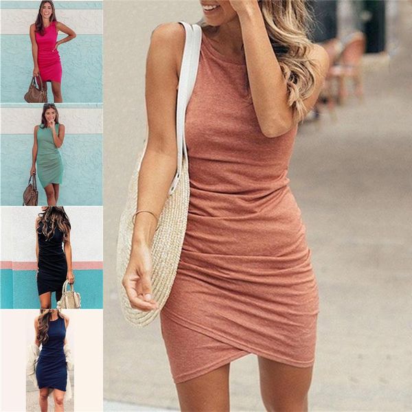 casual dresses ribbed mini dress women off shoulder party o neck club tank bodycon short women's summer, Black;gray
casual dresses ribbed mini dress women off shoulder party o neck club tank bodycon short women's summer, Black;gray