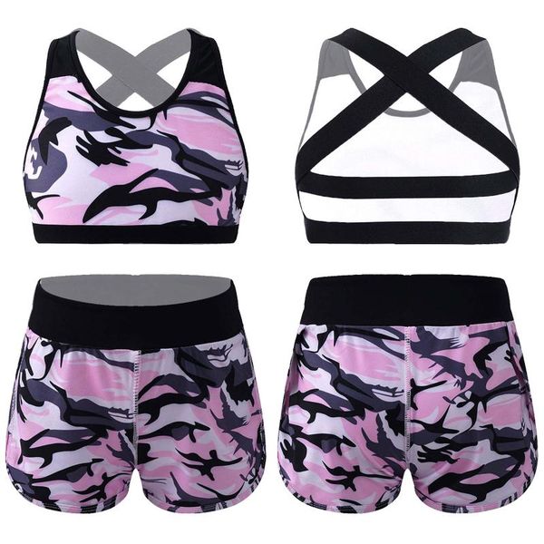 clothing sets kids girls gymnastics workout outfit sleeveless tank with bottoms for ballet dance stage performance sports tracksuits, White
clothing sets kids girls gymnastics workout outfit sleeveless tank with bottoms for ballet dance stage performance sports tracksuits, White