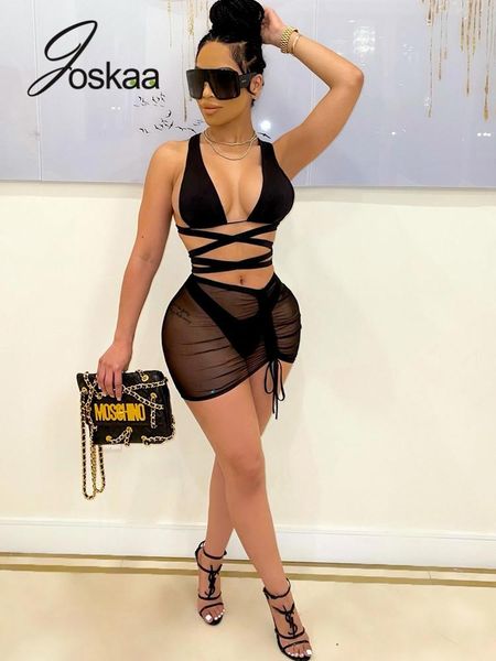 women's swimwear joskaa women 3 piece sets bikini set with mesh mini skirts summer 2021 vacation beach outfits fashion bathing suit, White;black
women's swimwear joskaa women 3 piece sets bikini set with mesh mini skirts summer 2021 vacation beach outfits fashion bathing suit, White;black