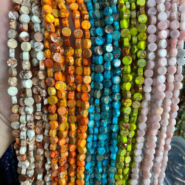 other 6mm (thickness 3mm)round wheel natural stone beads flat spacer imperial loose jewelry making necklace bracelets
other 6mm (thickness 3mm)round wheel natural stone beads flat spacer imperial loose jewelry making necklace bracelets