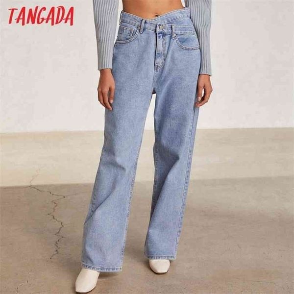 tangada fashion women high waist jeans pants long trousers pockets buttons female 4p63 210809, Blue
tangada fashion women high waist jeans pants long trousers pockets buttons female 4p63 210809, Blue
