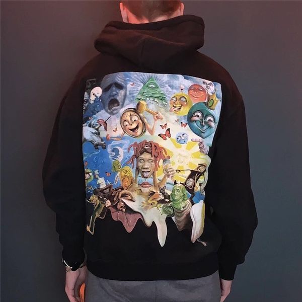 2021 new graffiti trippie redd lifes a trip album hoodies women pullover hooded men fashion kbg0, Black
2021 new graffiti trippie redd lifes a trip album hoodies women pullover hooded men fashion kbg0, Black