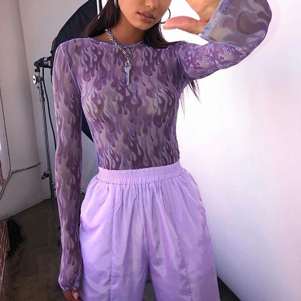women t shirt see through transparent mesh long sleeve sheer slim ladies o-neck t-shirt camiseta mujer, White
women t shirt see through transparent mesh long sleeve sheer slim ladies o-neck t-shirt camiseta mujer, White