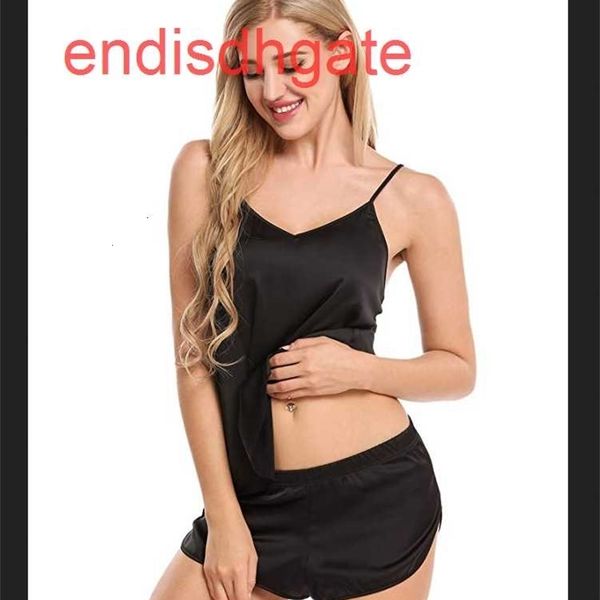 factory6916pajamas women's suit summer suspender shorts, Black;white
factory6916pajamas women's suit summer suspender shorts, Black;white