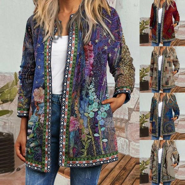 women's jackets coat ethnic pocket vintage anti-shrinking women for winter, Black;brown
women's jackets coat ethnic pocket vintage anti-shrinking women for winter, Black;brown
