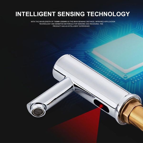 sink tap automatic sensor brass accessories electric battery powered basin faucet single hole kitchen bathroom cold water home
sink tap automatic sensor brass accessories electric battery powered basin faucet single hole kitchen bathroom cold water home
