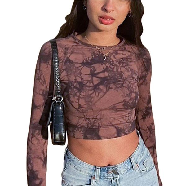 women's t-shirt xingqing autumn 2021 brown women tshirts tie dye print fairy grunge aesthetic baby tee y2k fashion o neck long sleeve, White
women's t-shirt xingqing autumn 2021 brown women tshirts tie dye print fairy grunge aesthetic baby tee y2k fashion o neck long sleeve, White