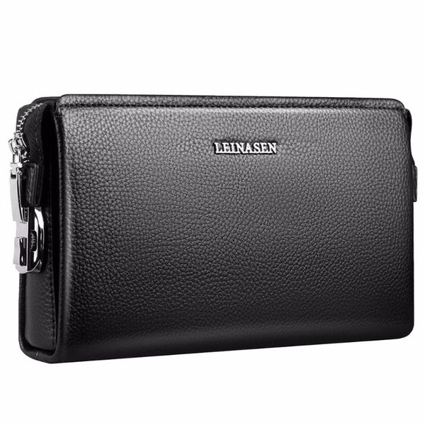 wallets business black genuine leather wallet men's clutch bag large capacity male card holder purse handbag, Red;black
wallets business black genuine leather wallet men's clutch bag large capacity male card holder purse handbag, Red;black