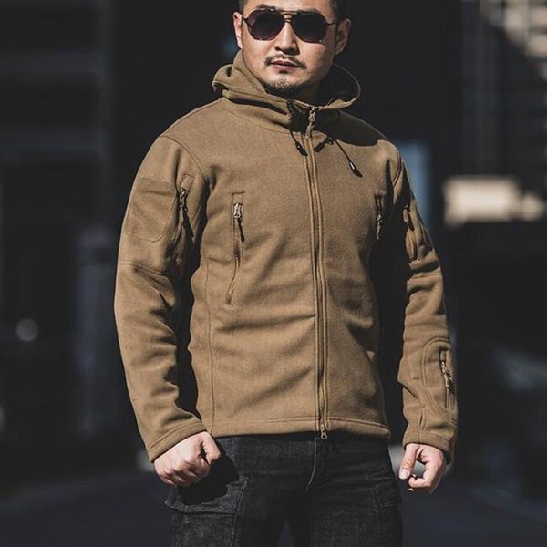 men's jackets military man fleece tactical softshell jacket polartec thermal polar hooded outerwear coat mens clothes, Black;brown
men's jackets military man fleece tactical softshell jacket polartec thermal polar hooded outerwear coat mens clothes, Black;brown