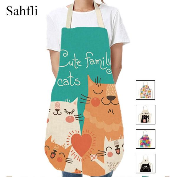 aprons nordic cat printed sleeveless apron antifouling parent-child kitchen home cooking baking waist bib pinafore cleaning tool
aprons nordic cat printed sleeveless apron antifouling parent-child kitchen home cooking baking waist bib pinafore cleaning tool