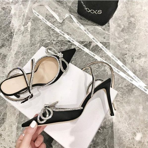 dress shoes 2022 summer stiletto heels with bowknot rhinestone high heel women satin sandals, Black
dress shoes 2022 summer stiletto heels with bowknot rhinestone high heel women satin sandals, Black