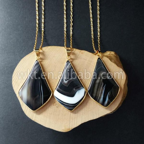 pendant necklaces wt-n628wholesale stone parallelogram natural black in 24k gold trim for women, Silver
pendant necklaces wt-n628wholesale stone parallelogram natural black in 24k gold trim for women, Silver