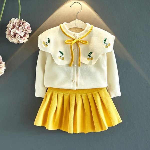 lzh children clothing 2021 autumn winter kids clothes cherry cashmere knitting sweater long-sleeved suit baby girls clothes set, White
lzh children clothing 2021 autumn winter kids clothes cherry cashmere knitting sweater long-sleeved suit baby girls clothes set, White