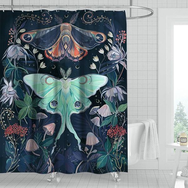 wild flowers and butterfly shower curtain set with 12 hooks bathroom decoration 
wild flowers and butterfly shower curtain set with 12 hooks bathroom decoration
