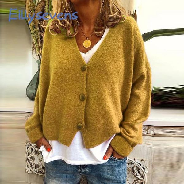 women's sweaters solid candy color cardigan 2021 autumn and winter coat v-neck casual long sleeve knit sweater female clothes, White;black
women's sweaters solid candy color cardigan 2021 autumn and winter coat v-neck casual long sleeve knit sweater female clothes, White;black