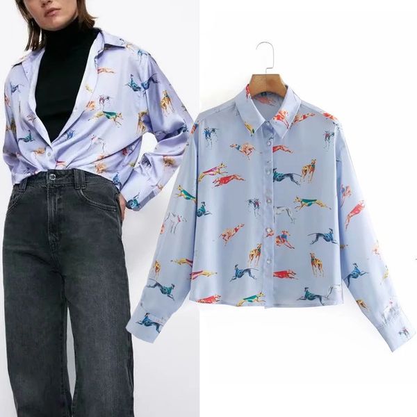 animal 2021 new printed cropped satin blouse women autumn collared long sleeve button up shirt ladies fashion loose casual vpoq hx4b, White
animal 2021 new printed cropped satin blouse women autumn collared long sleeve button up shirt ladies fashion loose casual vpoq hx4b, White