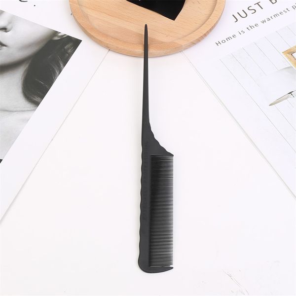 hair brushes carbon fiber rat tail comb heat resistant anti static styling women back combing root teasing kd, Silver
hair brushes carbon fiber rat tail comb heat resistant anti static styling women back combing root teasing kd, Silver