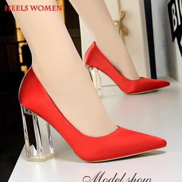 dress shoes heels women transparent crystal with satin shallow mouth pointed high wedding women's single, Black
dress shoes heels women transparent crystal with satin shallow mouth pointed high wedding women's single, Black
