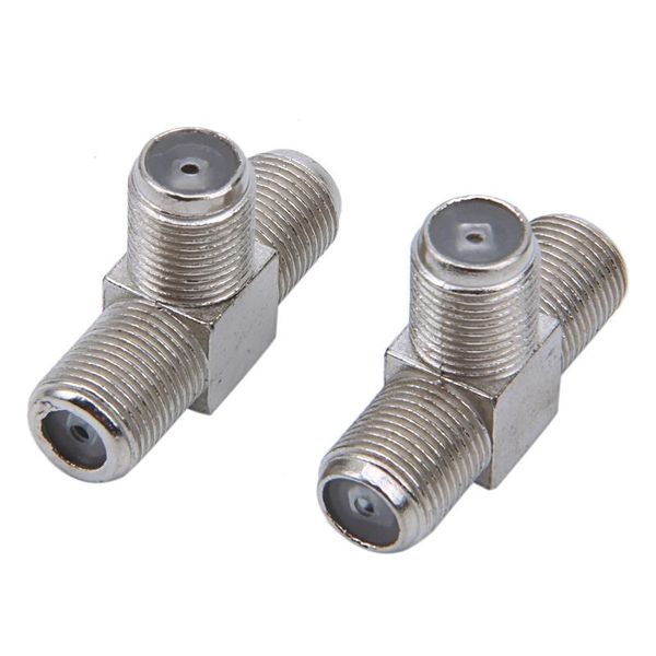 2 pcs 2-way f-type combiner tv coaxial connectors rf adapters joiners
2 pcs 2-way f-type combiner tv coaxial connectors rf adapters joiners