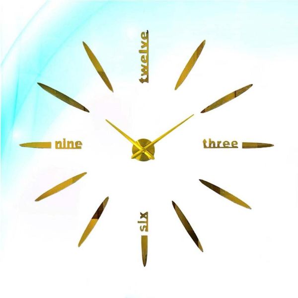 3d three-dimensional wall clock acrylic mirror surface wall clock fashion brief diy accessor
3d three-dimensional wall clock acrylic mirror surface wall clock fashion brief diy accessor