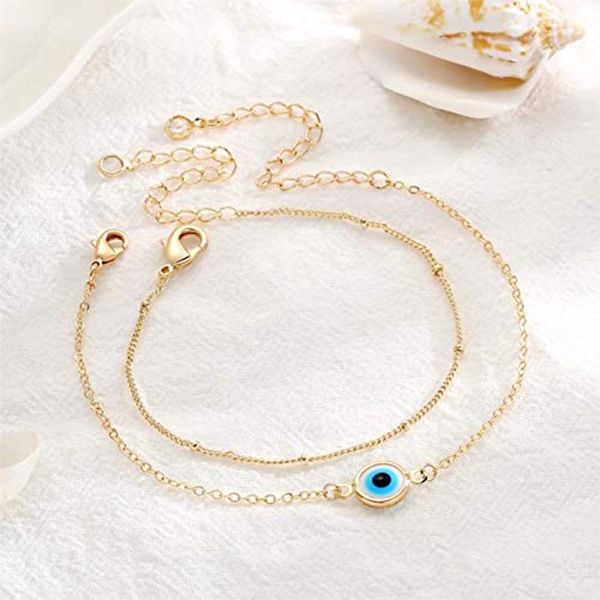 charm bracelets fashion simple zircon round beads chain bracelet lucky evil eye geonetric heart for women girl party jewelry gift, Golden;silver 
charm bracelets fashion simple zircon round beads chain bracelet lucky evil eye geonetric heart for women girl party jewelry gift, Golden;silver