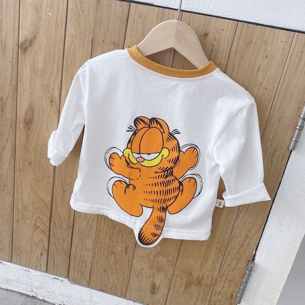 t-shirt cartoon boys' 2021 spring children's printed letter long sleeve korean color contrast handsome ey1, Black;white
t-shirt cartoon boys' 2021 spring children's printed letter long sleeve korean color contrast handsome ey1, Black;white