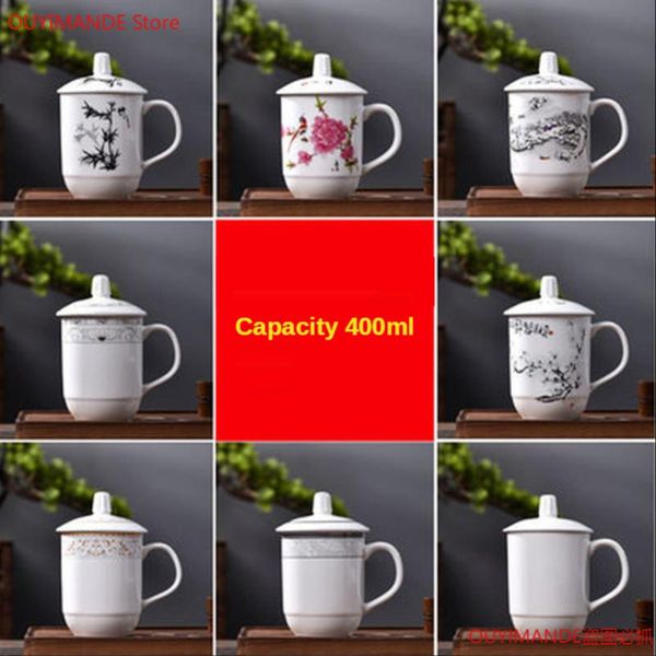mugs high-quality business office teacup ceramic water cup with lid meeting home el tea
mugs high-quality business office teacup ceramic water cup with lid meeting home el tea