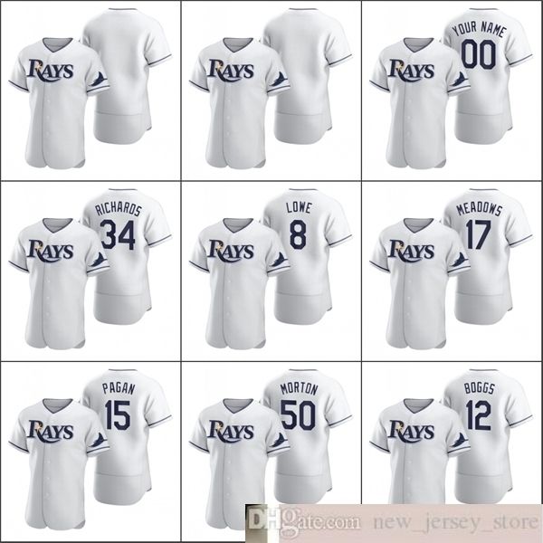 2020 authentic baseball men #12 wade boggs 17 austin meadows 4 blake snell 34 trevor richards custom women youth white jersey, Blue;black
2020 authentic baseball men #12 wade boggs 17 austin meadows 4 blake snell 34 trevor richards custom women youth white jersey, Blue;black