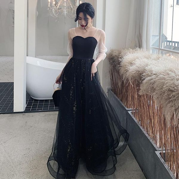 ethnic clothing sweetheart neck perspective lantern sleeve cheongsam black pearl sequins mesh qipao pleated prom party dress gown maxi vesti, Red
ethnic clothing sweetheart neck perspective lantern sleeve cheongsam black pearl sequins mesh qipao pleated prom party dress gown maxi vesti, Red