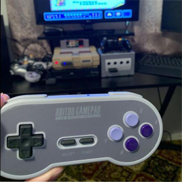 game controllers & joysticks 8bitdo sn30 2.4g wireless gamepad for original snes/s fc (sf edition) - super nes
game controllers & joysticks 8bitdo sn30 2.4g wireless gamepad for original snes/s fc (sf edition) - super nes