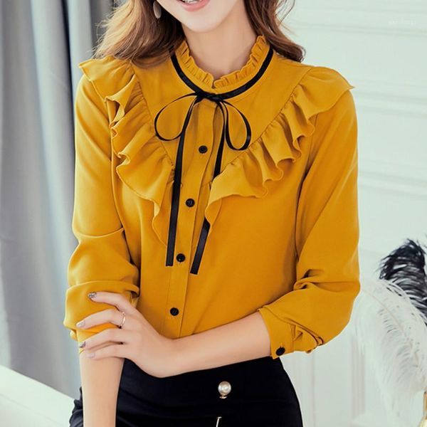 women 2021 spring autumn white shirt long sleeve korean ruffles clothing streetwear slim chiffon blouse elegant shirts women's blouses
women 2021 spring autumn white shirt long sleeve korean ruffles clothing streetwear slim chiffon blouse elegant shirts women's blouses