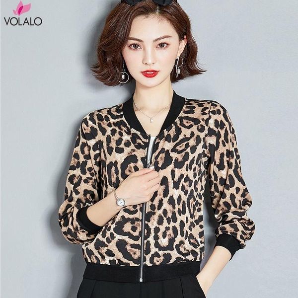 leopard print women jacket thin coat stand collar long sleeve bomber jacket casual woman big size ladies coats, Black;brown
leopard print women jacket thin coat stand collar long sleeve bomber jacket casual woman big size ladies coats, Black;brown