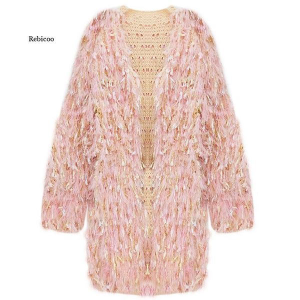 women's knits & tees women knit cardigans long sleeve sweater jumper knitting colored tassel cardigan female loose v-neck casual coat, White
women's knits & tees women knit cardigans long sleeve sweater jumper knitting colored tassel cardigan female loose v-neck casual coat, White