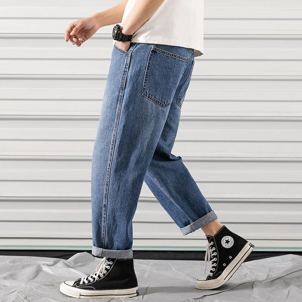 men's fashion wide leg jean pants homme biker denim trousers classic cargo pocket blue jeans casual pants plus size -5xl
men's fashion wide leg jean pants homme biker denim trousers classic cargo pocket blue jeans casual pants plus size -5xl
