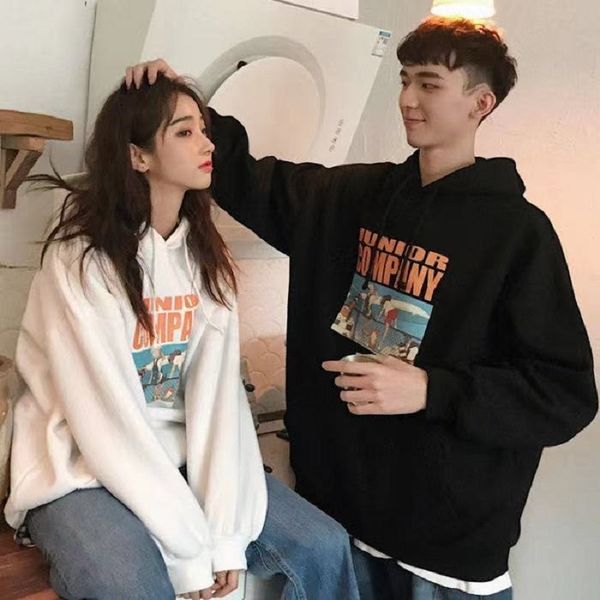 american autumn and winter new chic loose hoodie sports ins couple fashion men's coat, Black
american autumn and winter new chic loose hoodie sports ins couple fashion men's coat, Black