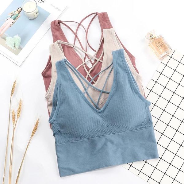 yoga outfit sports bra for women gym padded bandage underwear vest indoor wear workout running fitness crop
yoga outfit sports bra for women gym padded bandage underwear vest indoor wear workout running fitness crop
