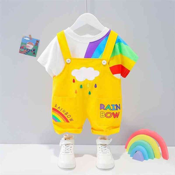 toddler infant clothing sets summer baby girls boys cartoon rainbow short sleeve t shirt shorts kids casual clothing, White
toddler infant clothing sets summer baby girls boys cartoon rainbow short sleeve t shirt shorts kids casual clothing, White