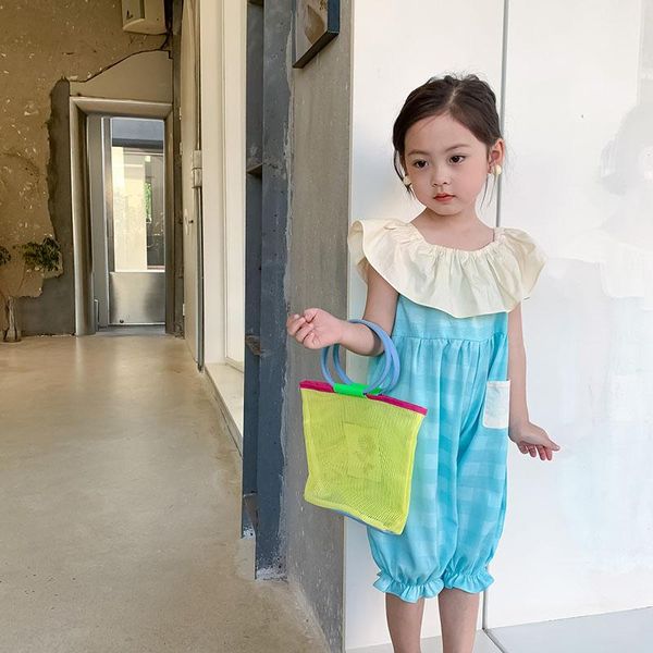 jumpsuits 2021 summer children's wear girls' foreign style plaid one-piece pants 2-194, Blue
jumpsuits 2021 summer children's wear girls' foreign style plaid one-piece pants 2-194, Blue