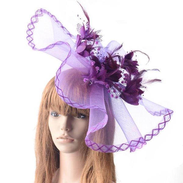 hair accessories handmade super big feather flower bead fascinator haipinwedding bride hat woman net gauze headwear party show headdress
hair accessories handmade super big feather flower bead fascinator haipinwedding bride hat woman net gauze headwear party show headdress