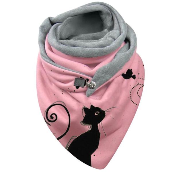 scarves winter scarf women men cat printing luxury button warm woman man cartoon floral print 2021 shawl female male, Blue;gray
scarves winter scarf women men cat printing luxury button warm woman man cartoon floral print 2021 shawl female male, Blue;gray
