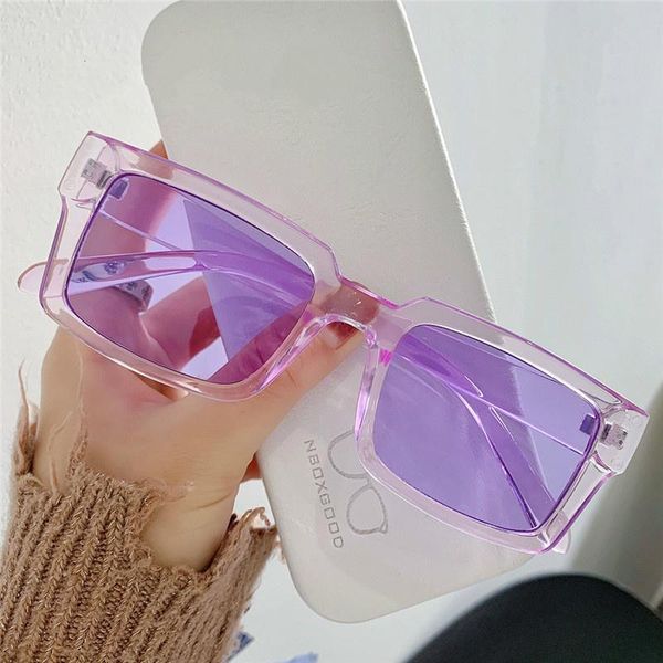 sunglasses ins fashion women 2021 retro square frame sun glasses men gradient clear purple eyeglasses gafas de sol, White;black
sunglasses ins fashion women 2021 retro square frame sun glasses men gradient clear purple eyeglasses gafas de sol, White;black