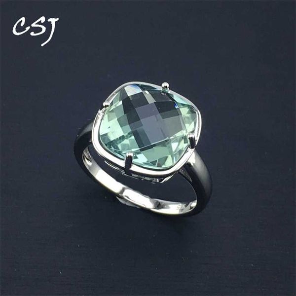 csj green amethyst rings sterling 925 silver natural gemstone cushion 12mm women lady wedding engagment party gift box 211217, Slivery;golden
csj green amethyst rings sterling 925 silver natural gemstone cushion 12mm women lady wedding engagment party gift box 211217, Slivery;golden