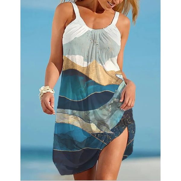 night long-sleeved round neck strap new style 3d printing loose summer beach seabed animal ocs sling sleeveless casual dress, Black;gray
night long-sleeved round neck strap new style 3d printing loose summer beach seabed animal ocs sling sleeveless casual dress, Black;gray