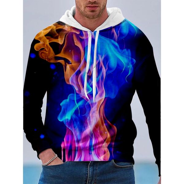 light smoke pattern men s 3d printing hoodie visual impact party punk goth round neck american sweater hoodie, Black
light smoke pattern men s 3d printing hoodie visual impact party punk goth round neck american sweater hoodie, Black